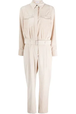 Brunello Cucinelli Dames, Jumpsuits & Playsuits, , Maat: M Corduroy