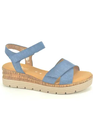 Gabor Dames, Schoenen, Blauw, Maat: 34 1/2 EU