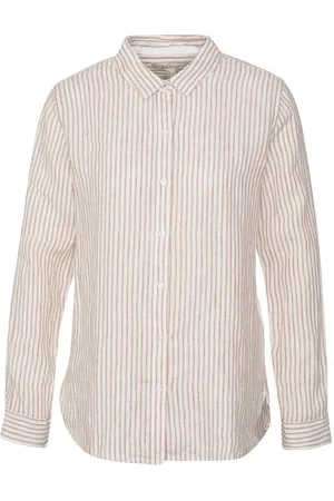 Barbour Dames, Blouses & Shirts, Roze, Maat: L Linnen