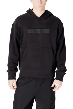 Calvin Klein Heren, Sweatshirts & Hoodies, Zwart, Maat: XL Katoen