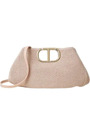 Twin-Set Dames, Tassen, Roze, Maat: ONE Size Poliester