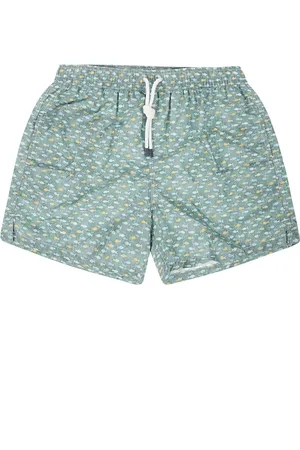 FEDELI Heren, Badkleding, Groen, Maat: S Poliester