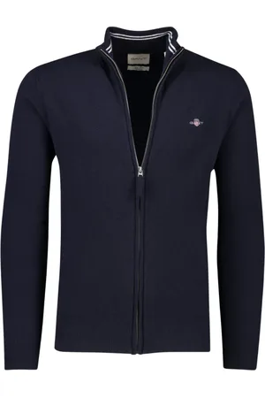 GANT Heren, Sweatshirts & Hoodies, Blauw, Maat: 3XL Wol