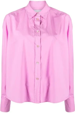FORTE FORTE Dames, Blouses & Shirts, Roze, Maat: 2XS Katoen
