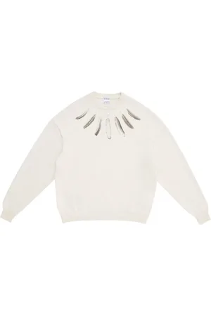 MARCELO BURLON Heren, Truien, Wit, Maat: XL Katoen