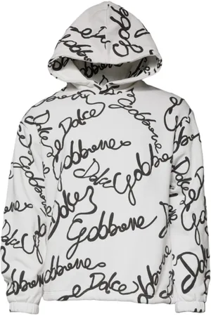 Dolce & Gabbana Heren, Sweatshirts & Hoodies, Wit, Maat: XS Katoen