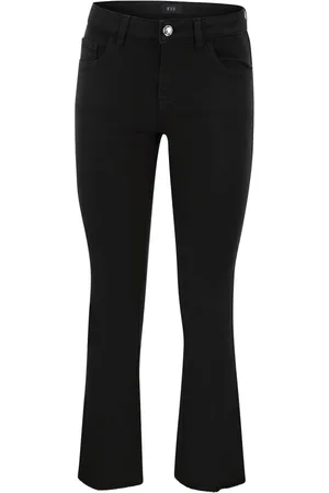 FAY Dames, Jeans, Zwart, Maat: W26 Katoen