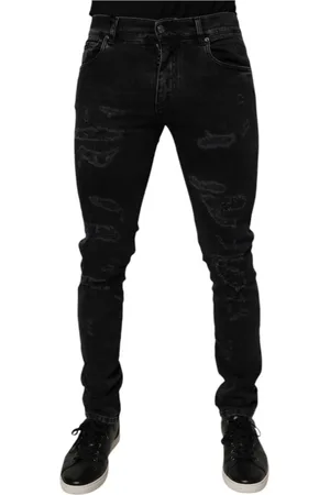 Dolce & Gabbana Heren, Jeans, Zwart, Maat: M Denim