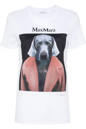 Max Mara Dames, Tops, Wit, Maat: XS Katoen
