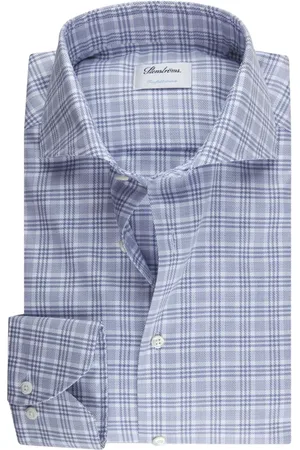 Stenströms Heren, Overhemden, Blauw, Maat: 4XL Katoen