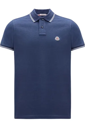 Moncler Heren, Tops, Blauw, Maat: M Katoen