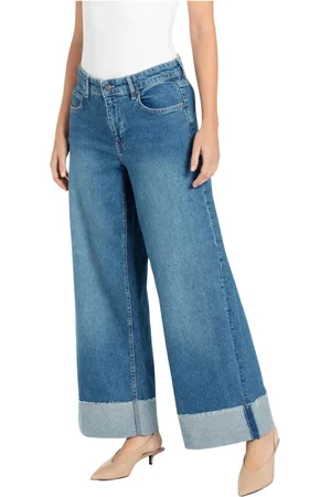 Mac Dames, Jeans, Blauw, Maat: L Katoen