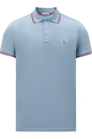 Moncler Heren, Tops, Blauw, Maat: M Katoen