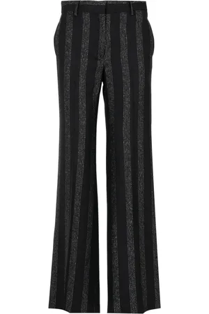 Msgm Dames, Broeken, Zwart, Maat: XS Wol