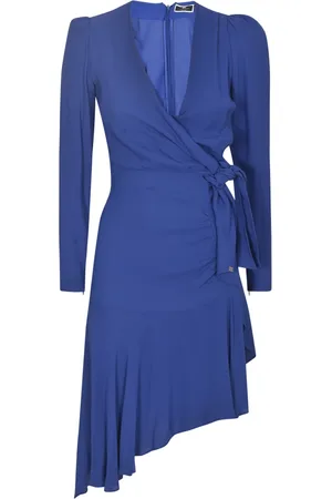 Elisabetta Franchi Dames, Jurken, Blauw, Maat: S