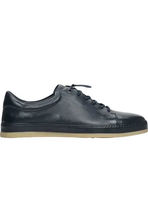 Estro Heren, Schoenen, Blauw, Maat: 44 EU Leer