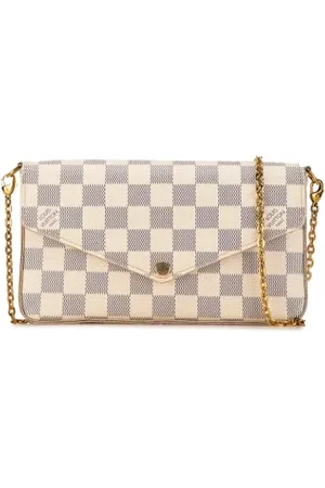 LOUIS VUITTON Dames, Pre-owned, Wit, Maat: ONE Size Zijde