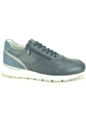 Nero Giardini Heren, Schoenen, Blauw, Maat: 43 EU Leer