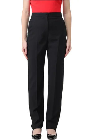 Alexander McQueen Dames, Broeken, Zwart, Maat: 2XS