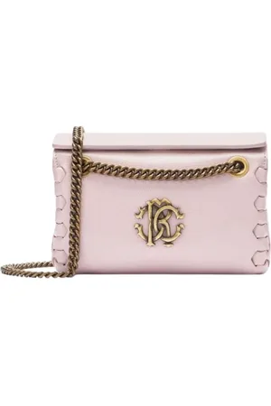 Roberto Cavalli Dames, Tassen, Roze, Maat: ONE Size