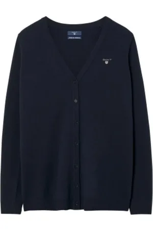 GANT Heren, Truien, Blauw, Maat: S Wol