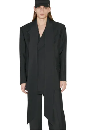 MUGLER Heren, Jassen, Zwart, Maat: 3XS Wol