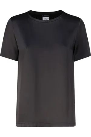 Max Mara Dames, Tops, Zwart, Maat: 3XS Satijn