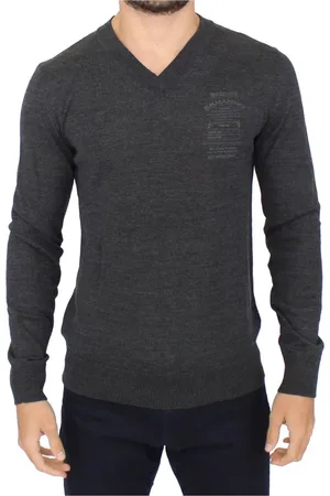 ERMANNO SCERVINO Heren, Truien, Grijs, Maat: S Wol