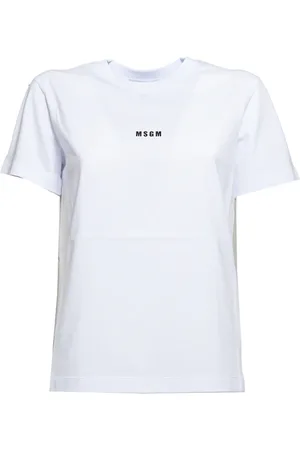 Msgm Dames, Tops, Wit, Maat: XS Katoen