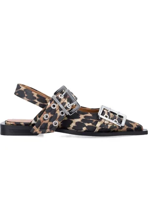 Ganni Dames, Schoenen, Bruin, Maat: 37 EU Satijn