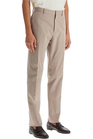 Ermenegildo Zegna Heren, Broeken, , Maat: XL Katoen