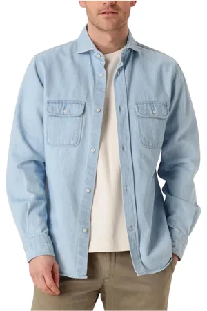 Profuomo Heren, Jassen, Blauw, Maat: M Denim