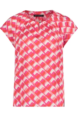 Betty Barclay Dames, Blouses & Shirts, Rood, Maat: S