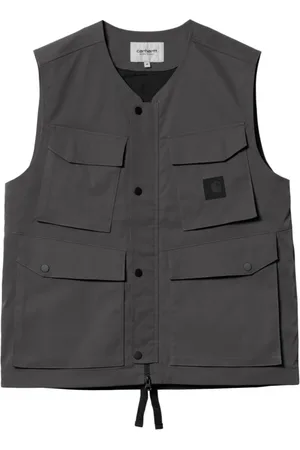 Carhartt Heren, Jassen, Grijs, Maat: S Poliester