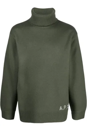 A.P.C. Heren, Truien, Groen, Maat: L Wol