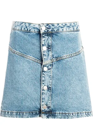 Calvin Klein Dames, Rokken, Blauw, Maat: W30 Denim
