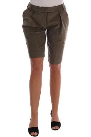 ERMANNO SCERVINO Dames, Korte broeken, Groen, Maat: XS Katoen