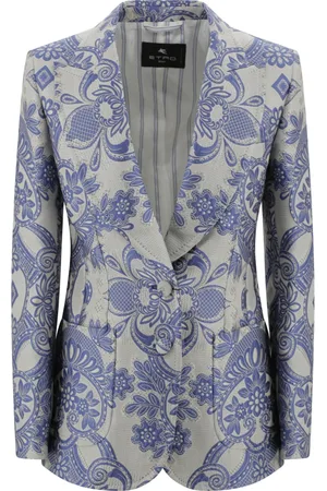 Etro Dames, Jassen, Blauw, Maat: XS