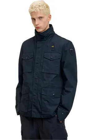 Blauer Heren, Jassen, Blauw, Maat: XL Katoen