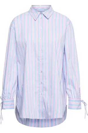 &Co Woman Dames, Blouses & Shirts, Blauw, Maat: 3XL Katoen