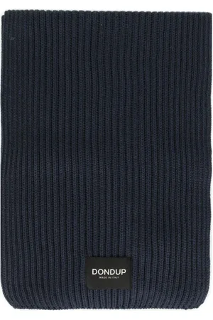 Dondup Heren, Accessoires, Blauw, Maat: ONE Size Wol