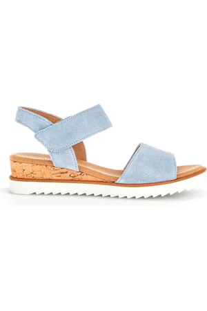 Gabor Dames, Schoenen, Blauw, Maat: 40 1/2 EU Suède
