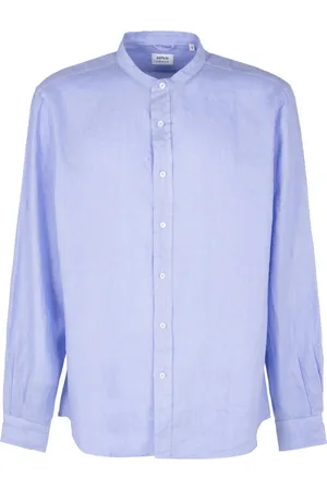 Aspesi Heren, Overhemden, Blauw, Maat: L Linnen