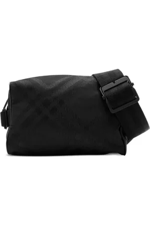 Burberry Heren, Tassen, Zwart, Maat: ONE Size Leer