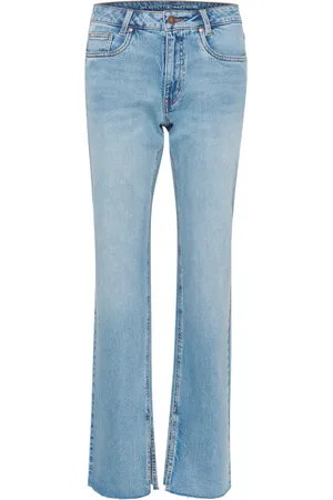 My Essential Wardrobe Dames, Jeans, Blauw, Maat: W25 L34 Katoen