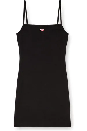 Diesel Dames, Jurken, Zwart, Maat: XS Katoen