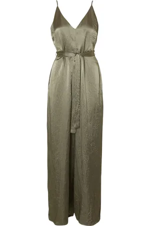 SELECTED Dames, Jumpsuits & Playsuits, Groen, Maat: M Zijde