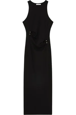 Patrizia Pepe Dames, Jurken, Zwart, Maat: M Jersey