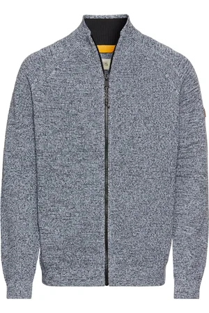 Camel Active Heren, Truien, Blauw, Maat: L Katoen