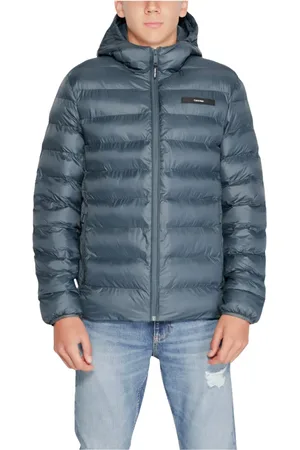 Calvin Klein Heren, Jassen, Blauw, Maat: L Poliester